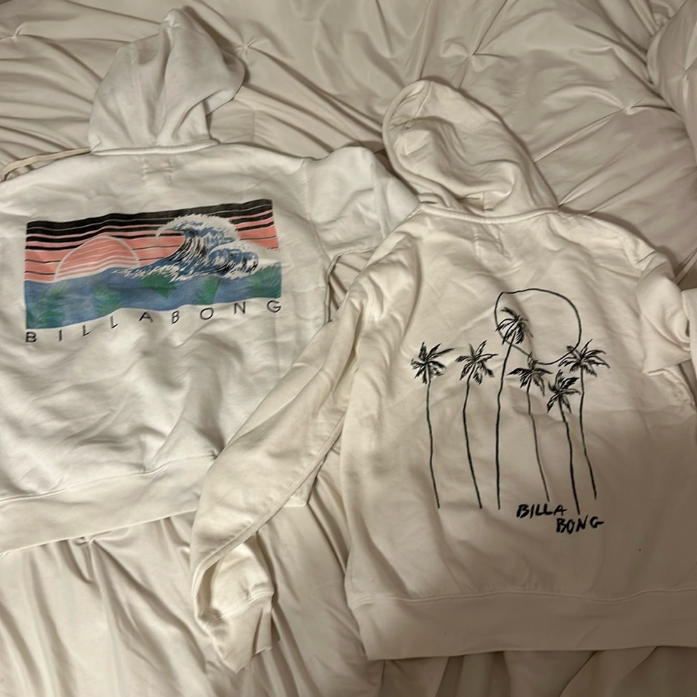 Two Billabong Hoodies